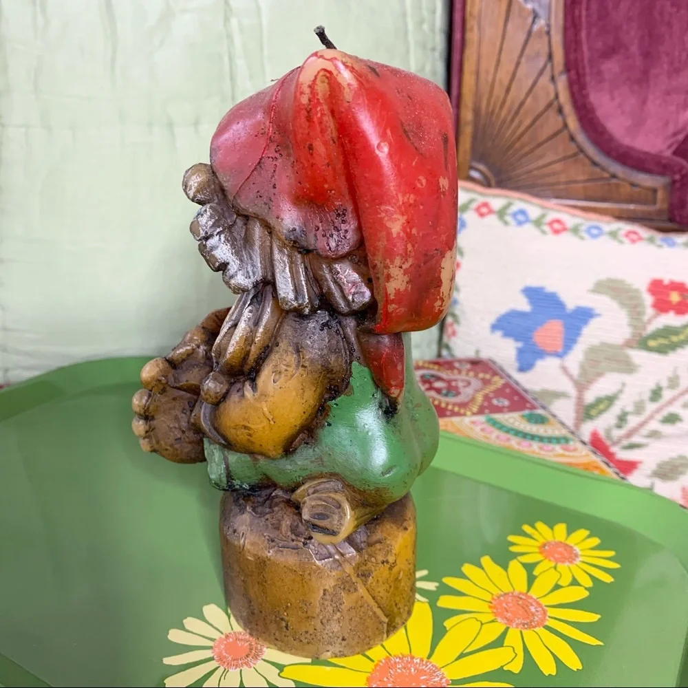 70s Gnome Candle - Picture 3 of 9